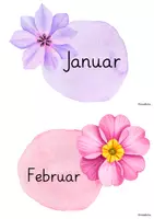 Vorschau - Poster - Geburtstagskalender Blumen - Seite 1