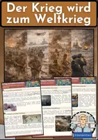 Vorschau - Arbeitsblätter - Krieg auf allen Fronten - Globale Dimensionen des Ersten Weltkriegs - Deckblatt