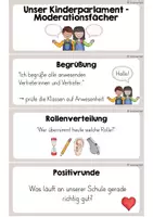 Vorschau - Aufgabenkarten - Kinderparlament/ Klassensprecherkonferenz - Moderationsfächer - Seite 3