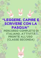 anteprima - Esercizi - “Leggere, Capire e Scrivere con la Pasqua” percorso completo di italiano, attività pronte all’uso (classe seconda) (1) - Pagina di copertina