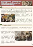 Vorschau - Arbeitsblätter - Propaganda, Medien und öffentliche Meinung im Ersten Weltkrieg - Seite 1