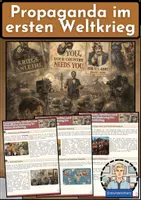 Vorschau - Arbeitsblätter - Propaganda, Medien und öffentliche Meinung im Ersten Weltkrieg - Deckblatt