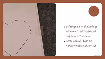 Vorschau - Mal- und Bastelvorlagen - Fadengrafik Herz - Bastelanleitung und digitales Tafelbild - Seite 3