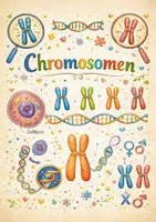 Vorschau - Arbeitsblätter - Genetik: Chromosomen (mit Lösung) - Deckblatt