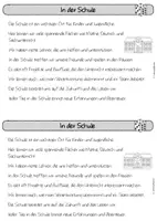 Vorschau - Arbeitsblätter - Würfellesen: Schule - Seite 3