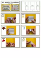 Vorschau - Präsentationen/Tafelbilder - Präsentation-Wir gestalten ein Lapbook - Deckblatt