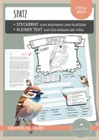 Vorschau - Arbeitsblätter - Spatz – Steckbrief & Infotext (Kl. 2–4) - Deckblatt