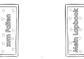 Vorschau - Mal- und Bastelvorlagen - Materialpaket Lapbook Präsentation und Kopiervorlage - Seite 1