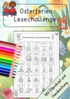 Vorschau - Arbeitsblätter - Materialpaket Ferien Lesechallenge zur Förderung der Lesemotivation - Seite 1