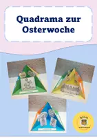 Vorschau - Mal- und Bastelvorlagen - Quadrama zur Osterwoche - Deckblatt