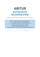 Vorschau - Unterrichtsreihen - Katholische Religionslehre Abitur – Komplette Mappe | Schriftlich & Mündlich | Laudato si', Comte-Sponville, alle 6 Inhaltsfelder + Musterlösungen - Seite 1