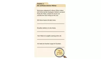 Vorschau - Arbeitsblätter - Rechtschreibung. Fehler finden: Spielerische Rechtschreibübungen & Fehlersuche für Deutsch (Klasse 2–4) - Seite 3