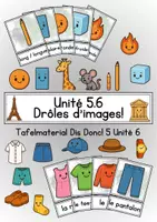 Vorschau - Präsentationen/Tafelbilder - Dis donc! 5 - Unité 6 "drôles d'images!" - Tafelmaterial - Deckblatt