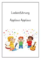 Vorschau - Stundenentwürfe - Liedeinführung Applaus Applaus - Deckblatt