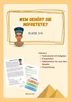 Vorschau - Stundenentwürfe - Debatte - Wem gehört die Nofretete? - Deckblatt