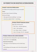 Vorschau - Stationenlernen - Satzglieder und Satzergänzungen Wen/Was, Wem, Ortsangaben und Zeitangaben mit Strategien, Merkwissen, Übungen und Lösungsteil, Klasse 4 - Seite 3