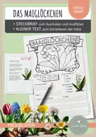 Vorschau - Arbeitsblätter - Maiglöckchen – Steckbrief & Infotext (Kl. 2–4) - Deckblatt