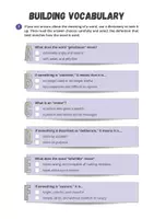Vorschau - Arbeitsblätter - Building Vocabulary - Teaching Material for 1984 - Part 2 Chapter 9 - Novel by George Orwell - Seite 1