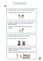 Vista previa - Refuerzo / NEE / Materiales de apoyo - TARJETARIO DE ADJETIVOS Y EMOCIONES - página 1