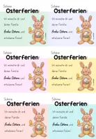 Vorschau - Mal- und Bastelvorlagen - Feriengruß - Osterferien / Ostern - Seite 2
