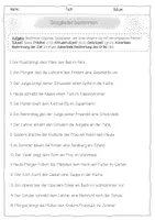 Vorschau - Arbeitsblätter - Satzglieder-Training für die 5. Klasse – einfach, klar & sofort einsetzbar - Seite 1