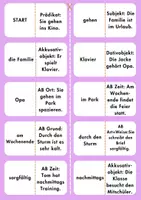 Vorschau - Spiele - Satzglieder bestimmen: Dominospiel ab Klasse 6 - Seite 1