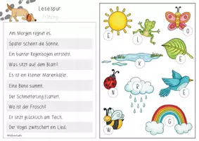 Vorschau - Arbeitsblätter - Mini-Lesespuren 2-fach differenziert (Teil 2) - Seite 3