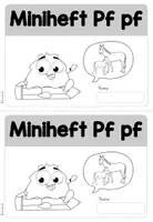 Vorschau - Arbeitsblätter - Miniheft Pf pf - Buchstabeneinführung - Seite 2