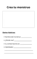 Vista previa - Hojas de trabajo - Mi Monstruo Creativo - Ficha de Creación y Retos 3D - página 3