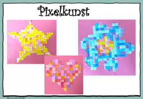 Vorschau - Mal- und Bastelvorlagen - Pixelart: Schritt für Schritt Anleitung - Seite 3