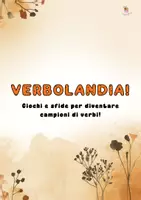 anteprima - Materiale di supporto/inclusione - 🎲 VERBOLANDIA 🎲 - Pagina di copertina