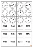 anteprima - Materiale interattivo - 🕒 IMPARIAMO L’OROLOGIO GIOCANDO! - Pagina 1