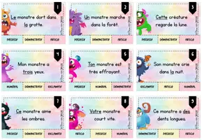 Aperçu - Apprentissages en autonomie - Les déterminants monstrueux - Page 1