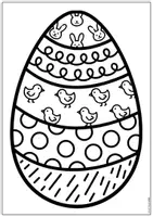 Vorschau - Mal- und Bastelvorlagen - Kreativer Kunstunterricht zu Ostern: Ostereier ausmalen und selbst gestalten #ostereiersuche - Seite 3
