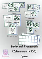 Vorschau - Spiele - Zahlen - Spiele Französisch (Zahlenraum 1 - 100) - Deckblatt