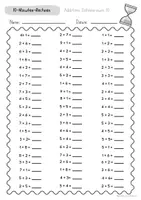 Vorschau - Arbeitsblätter - Addition/Ergänzen - Zahlenraum 10, 10-Minuten-Rechnen - Seite 3