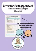 Vorschau - Anderer Materialtyp - Lernentwicklungsgespräch Klasse 5/6 - Deckblatt