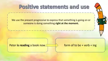 Vorschau - Präsentationen/Tafelbilder - present progressive (+with future meaning) - Seite 3