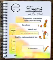 Vorschau - Präsentationen/Tafelbilder - present progressive (+with future meaning) - Deckblatt