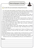 Vorschau - Arbeitsblätter - Hexenverfolgungen in Europa Lesetext einfach verständlich mit Aufgaben + Lösungen und Wortspeicher Leseverstehen - Seite 3