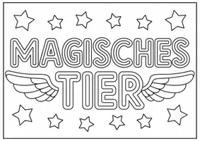 Vorschau - Mal- und Bastelvorlagen - Magisches Tier Bild Grundschule Ausmalbilder Magisches Tier Grundschule - Seite 2