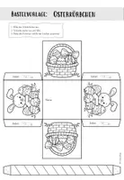 Vorschau - Mal- und Bastelvorlagen - Bastelvorlage: Osterkörbchen (Klasse 1-4) - Seite 3