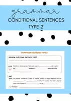Vorschau - Arbeitsblätter - Grammatik Arbeitsblatt Conditional Sentences Type 2 - Deckblatt