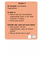 Vorschau - Stationenlernen - kleine Experimente zum Thema Luft - Seite 1