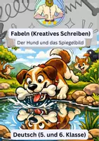 Vorschau - Arbeitsblätter - Fabeln planen und schreiben – Probearbeit mit Bildimpuls, Musterlösung & Bewertungsbogen | Der Hund und das Spiegelbild | Deutsch Klasse 5/6 - Deckblatt