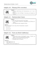 Vorschau - Arbeitsblätter - Taschenrechner in Python - Level 2 Taschenrechner Grundlagen - Seite 2