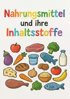 Vorschau - Arbeitsblätter - Ernährung: Nahrungsmittel und ihre Inhaltsstoffe - Deckblatt