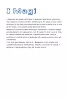 anteprima - Schede informative - I Magi - Pagina di copertina