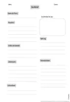 Vorschau - Arbeitsblätter - Steckbrief Tier + QR Codes Waldtiere - Seite 1