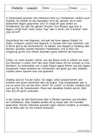 Vorschau - Arbeitsblätter - Würfellesen - Lautleseverfahren zum Thema Dialekte - Seite 2